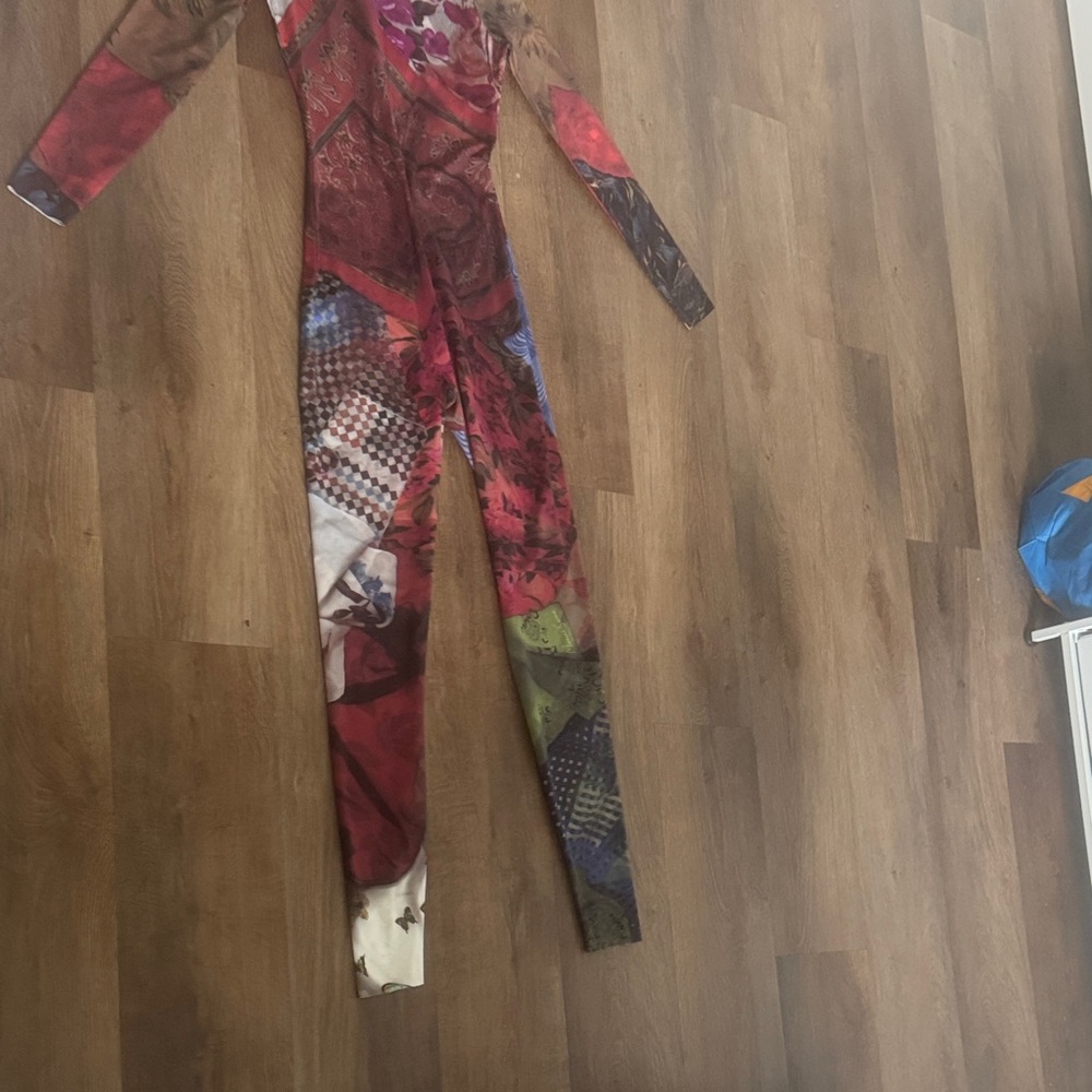 Marine serre Long Sleeve Jumpsuit - Picture 6 of 6